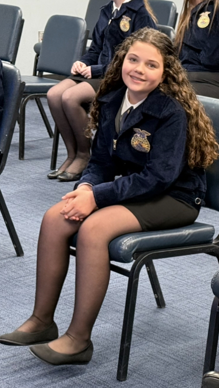 Macy Lynn before her Creed competition