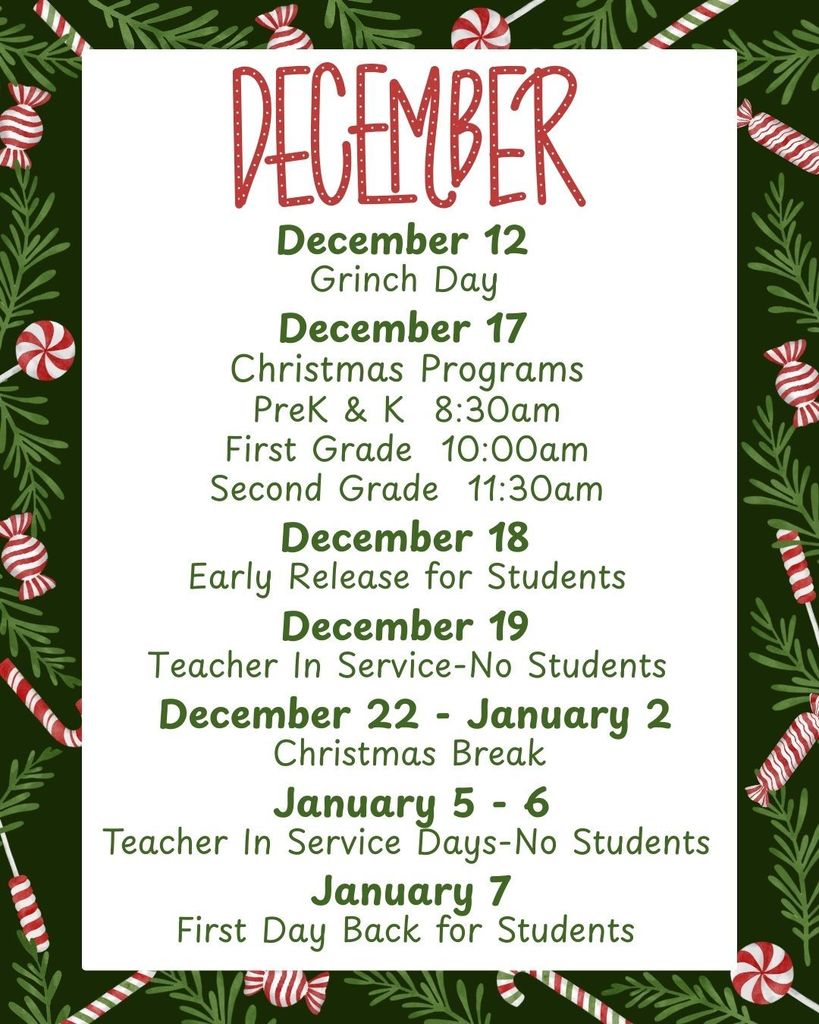 December Dates to Remember