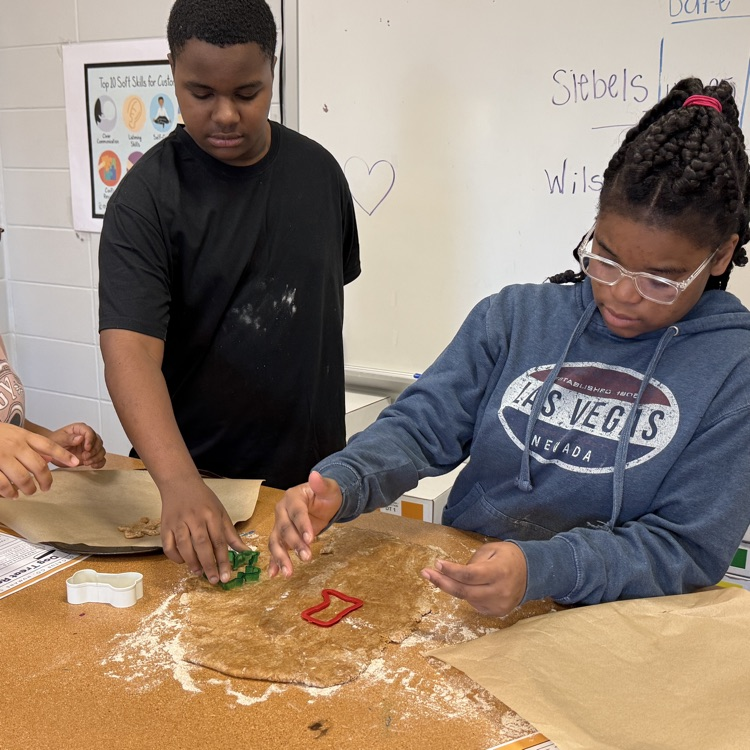 The BHS adaptive classes under direction from Mrs. Mel Siebels and Anchor Club members shopped for donations and baked treats for the Humane Society as part of their first semester community service project. 