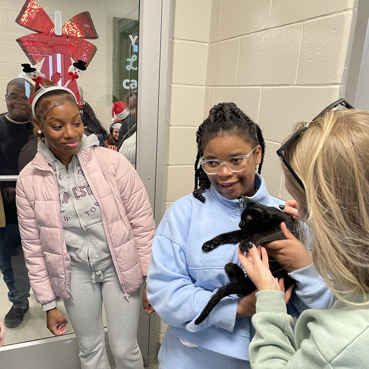 Our adaptive classes and Anchor Club members visited the Humane Society today where they delivered their donations and home-made treats and also got in some play and pet time with the shelter animals 