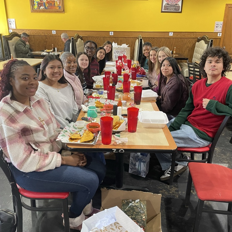 The Purango/Chrinicle staff enjoyed their holiday lunch today. 