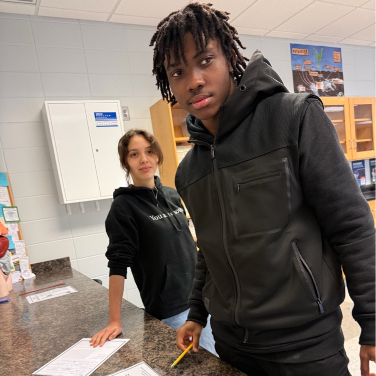 Ms. Kirkland's biology class completed scientific method stations.