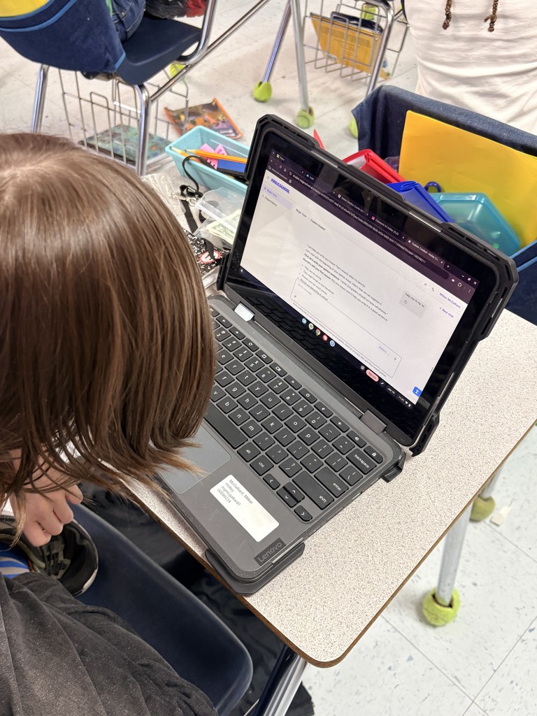 Student using AI technology Magic School to help with an Opinion Writing assignment.