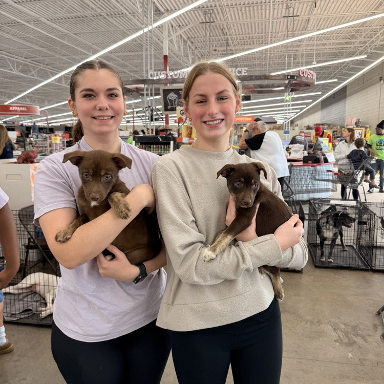 Anchor Club members helped with a Humane Society adoption event at Rural King today.