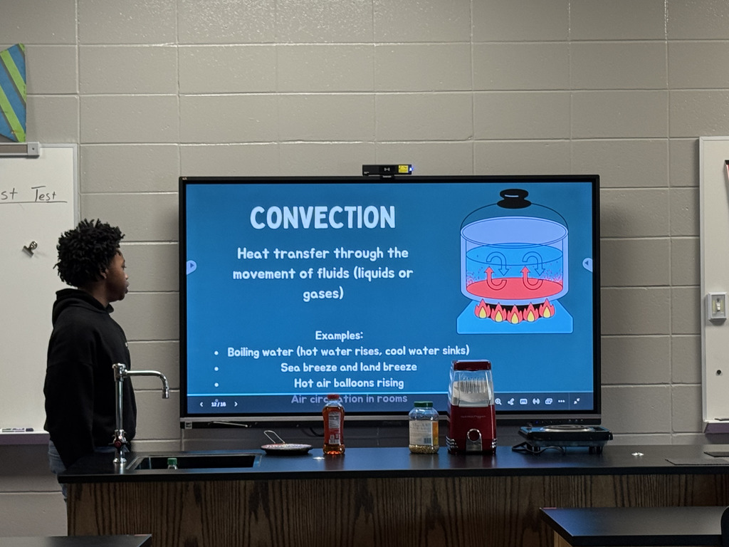 Student explains conduction in a manner younger students could understand.
