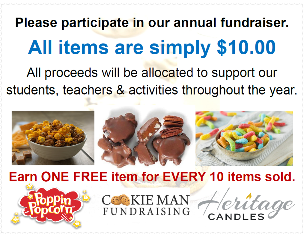 Cookie Man Fundraising flyer