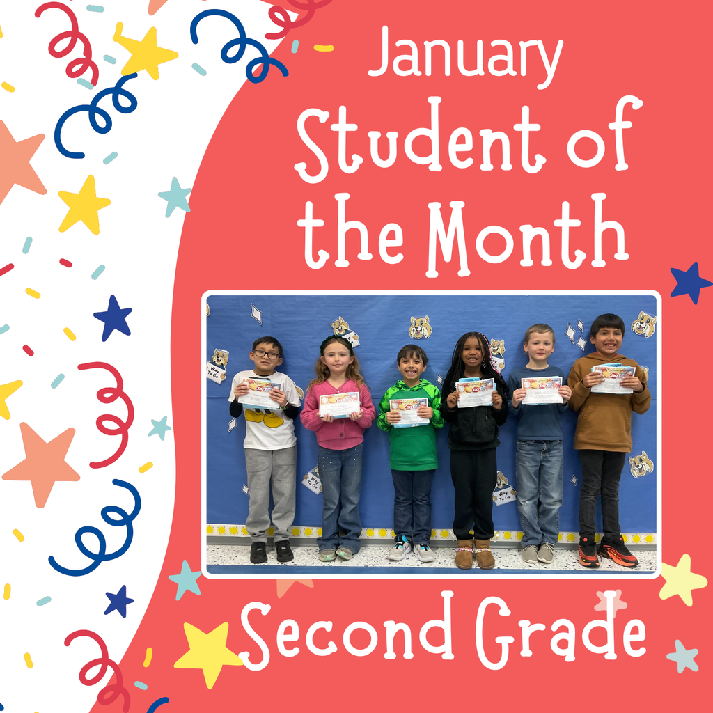 Second grade student of the month picture