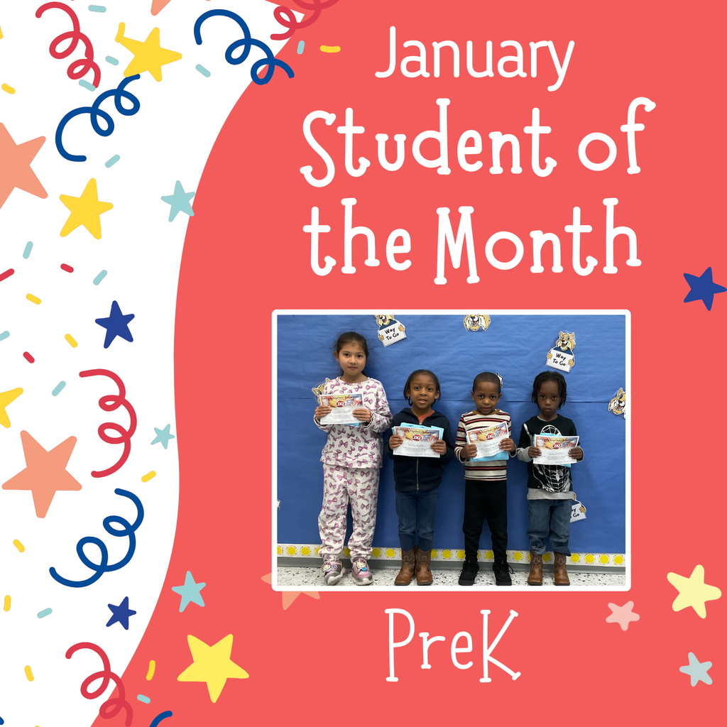 PreK student of the month picture