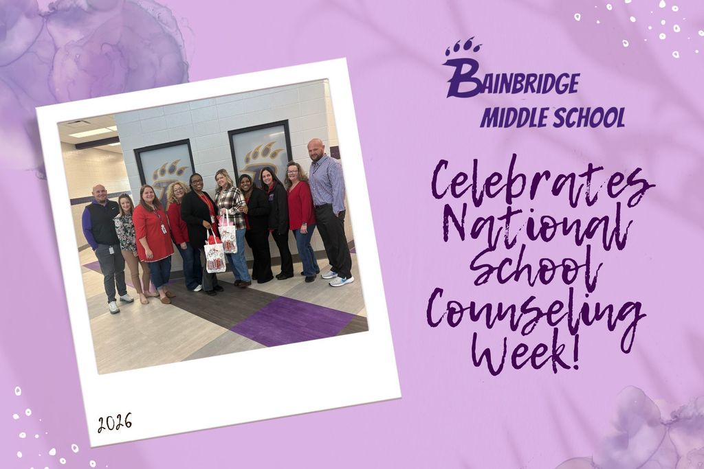 The BMS Guidance Counselors with office staff and administration.