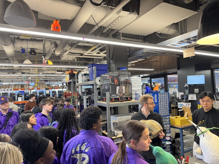 touring at Georgia Tech’s Manufacturing spaces