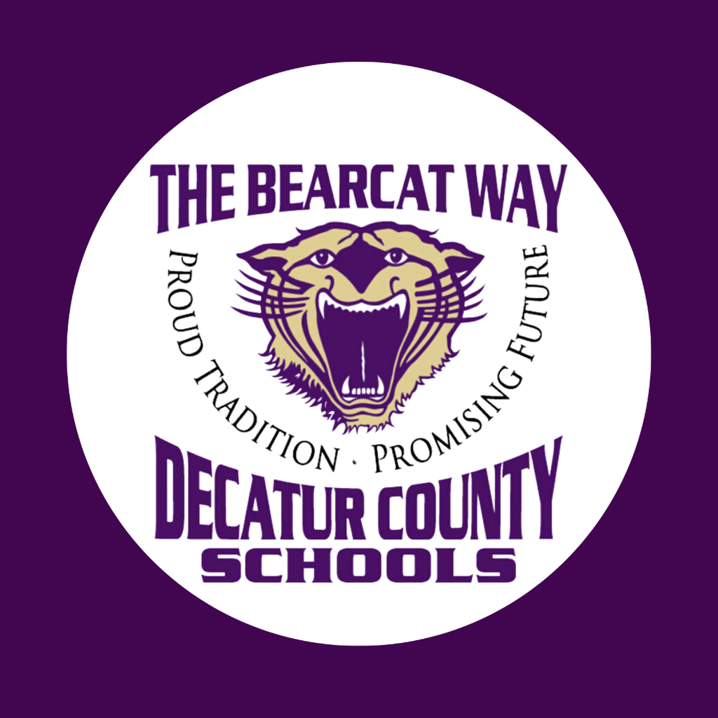 Decatur County Schools logo featuring a bearcat head with the words ‘The Bearcat Way’ and ‘Proud Tradition, Promising Future.