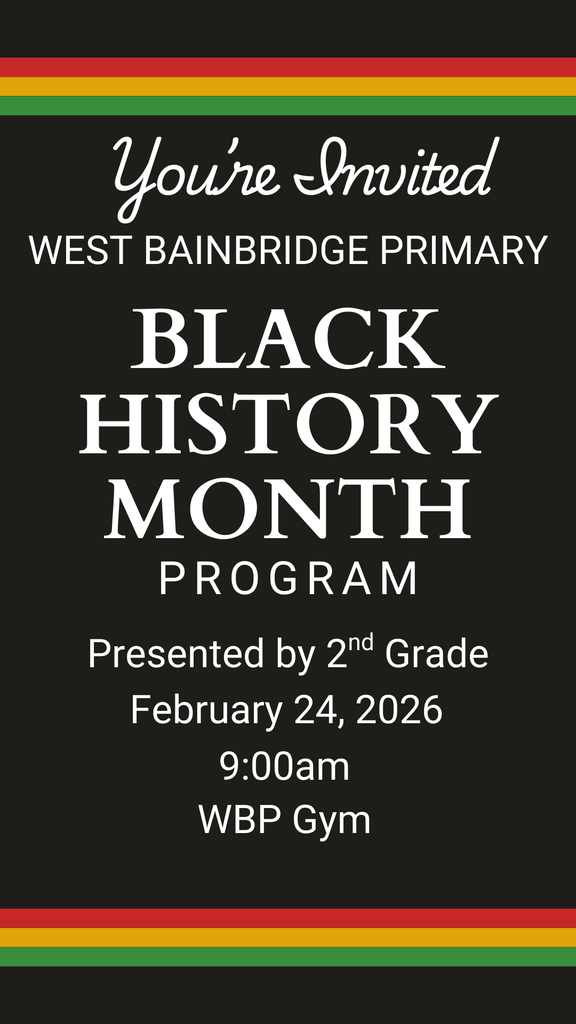 2nd Grade Black History Month Program
