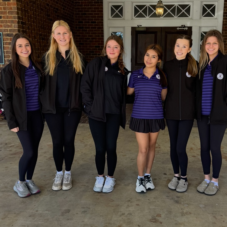 Lady Cats from left to right are Ivey Godby, Emma Dollar,Cadee Sammons,Lexye Sanchez,Sydnee Coker, Maddie Barber.