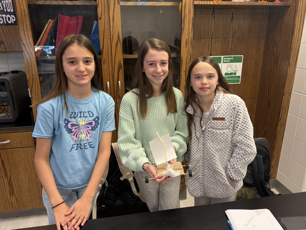 Wind power car created by Mr. Perry's 6th grade students. 