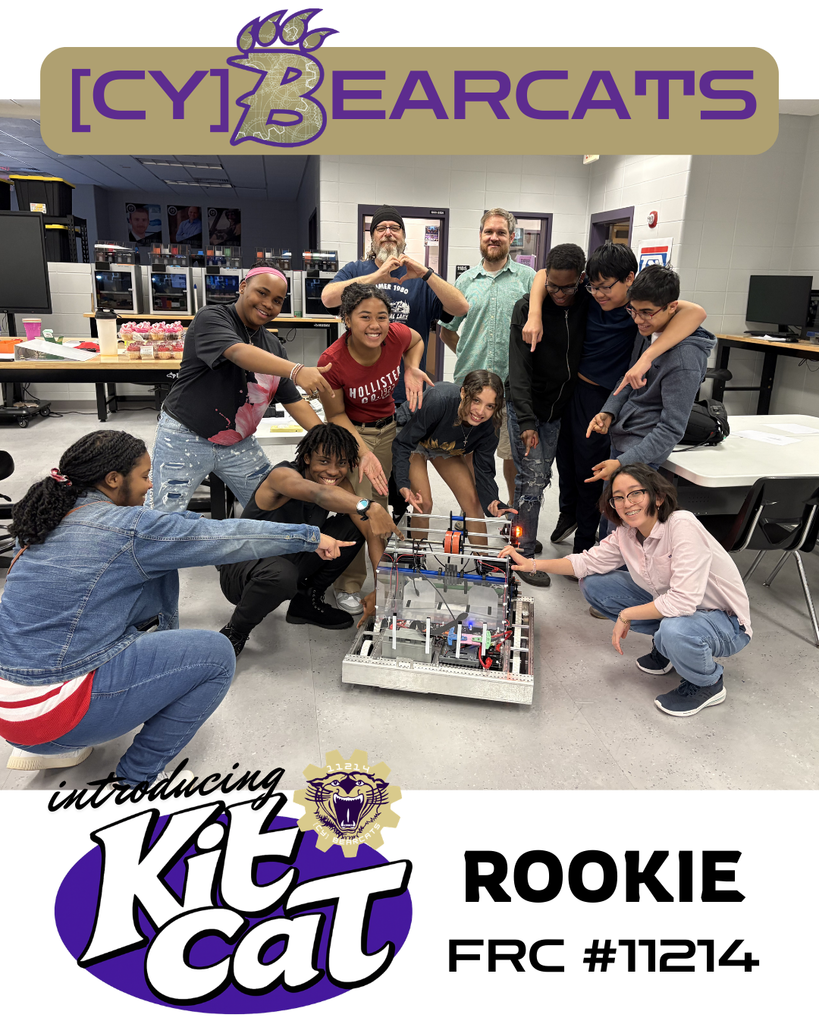 CyBearcats 11214 with their robot named KIT CAT