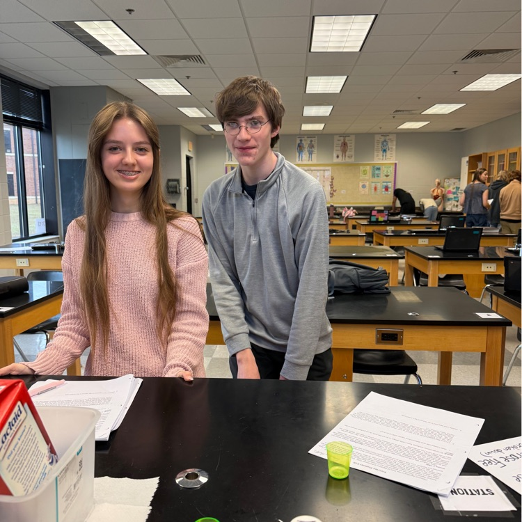 Biology students got hands on experience with enzymes last week. Students even got the opportunity to taste test a few items!