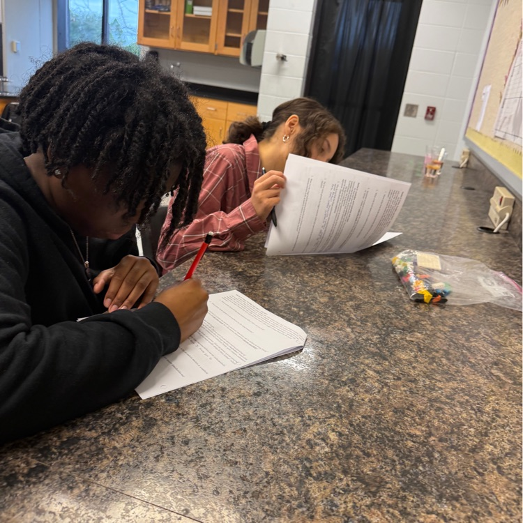 Biology students got hands on experience with enzymes last week. Students even got the opportunity to taste test a few items!