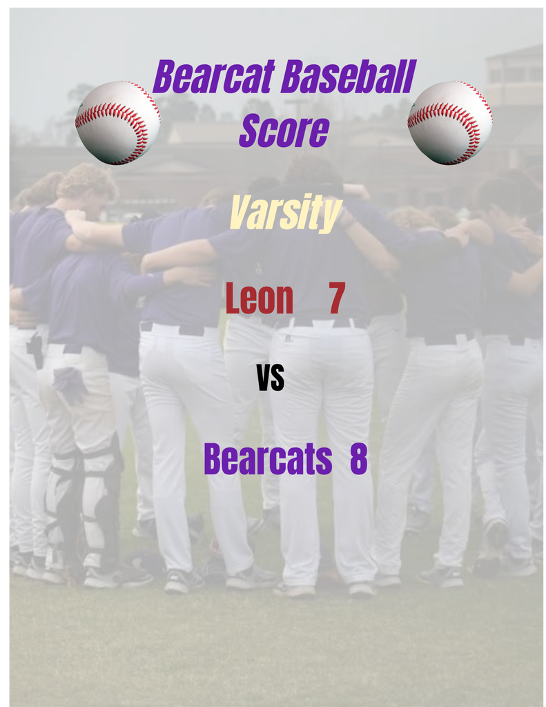 Bearcats defeat Leon 8-7
