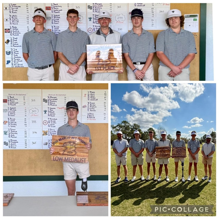 Tift County Blue Devils 1st place and Low Medalist Porter Johnson