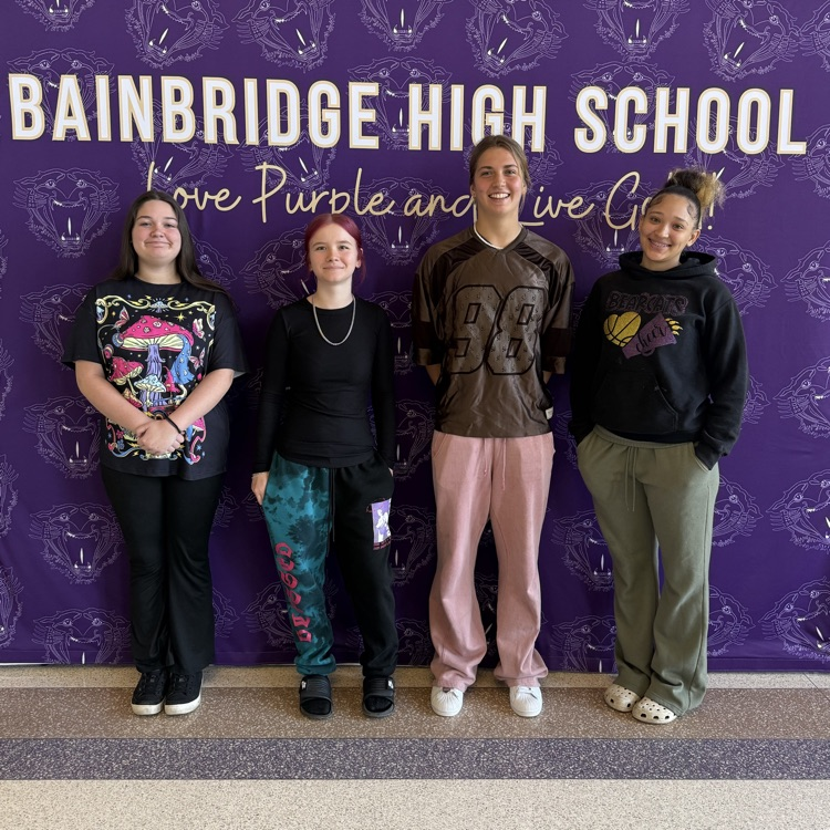 Congratulations to our Young Georgia Authors’ winners: Harly Jones (freshman), Destiny Thompson (sophomore), Greta Zuccaro (senior) and Jordan Scott (junior).  