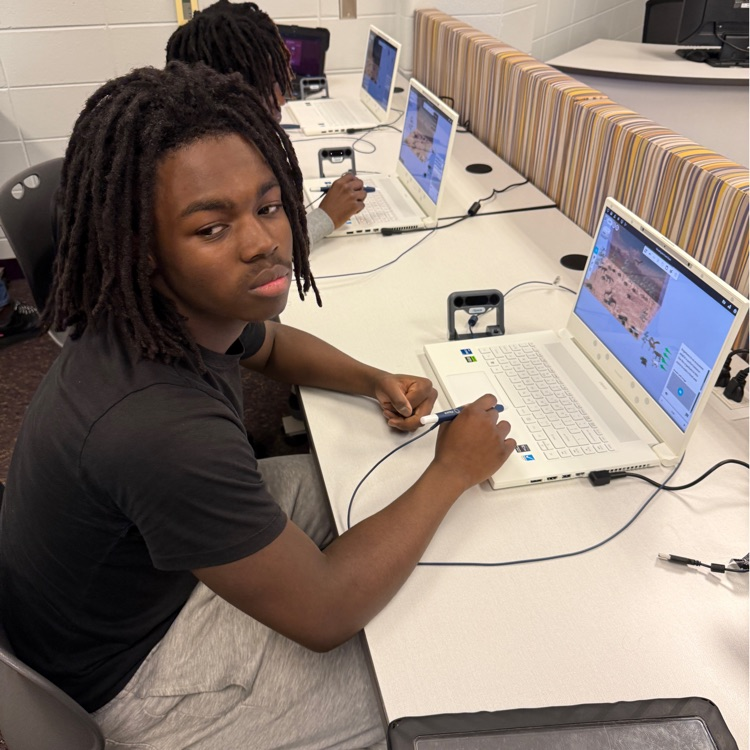 Students in Mrs. McDonald's Environmental Science classes used the Z-Space computers to interact with food chains, as well as bioaccumulation and biomagnification scenarios.