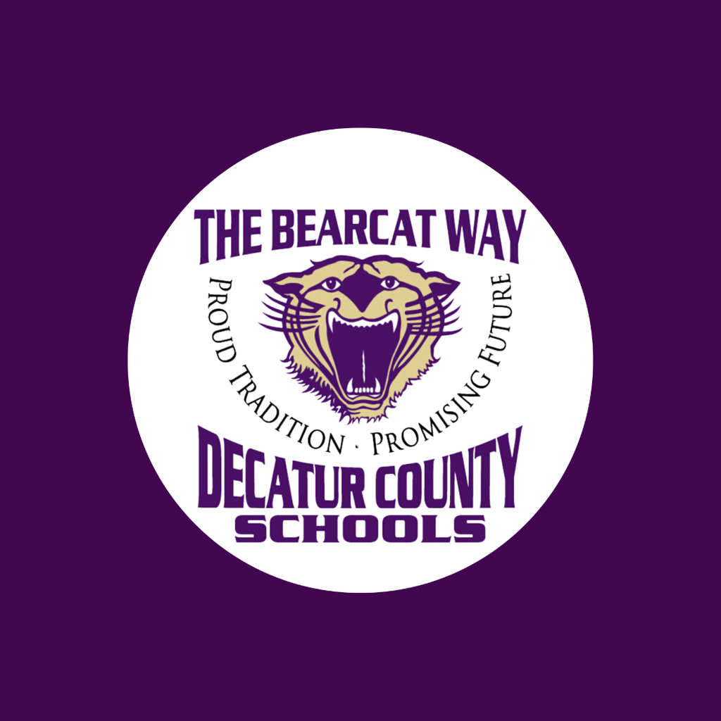 dcboe logo in white circle with purple background
