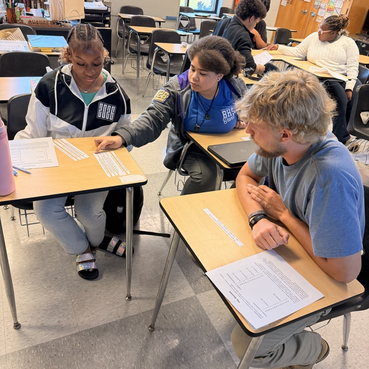 AP Lit students jigsaw a poem to understand the structure of sonnets