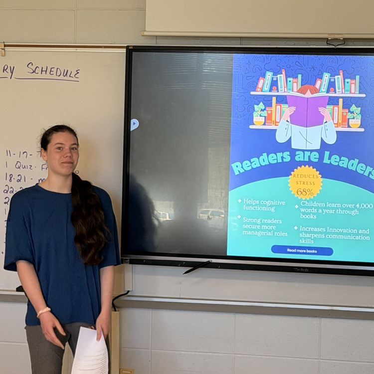English II students reviewed rhetorical devices by designing and presenting a product or a Public Service Announcement. 