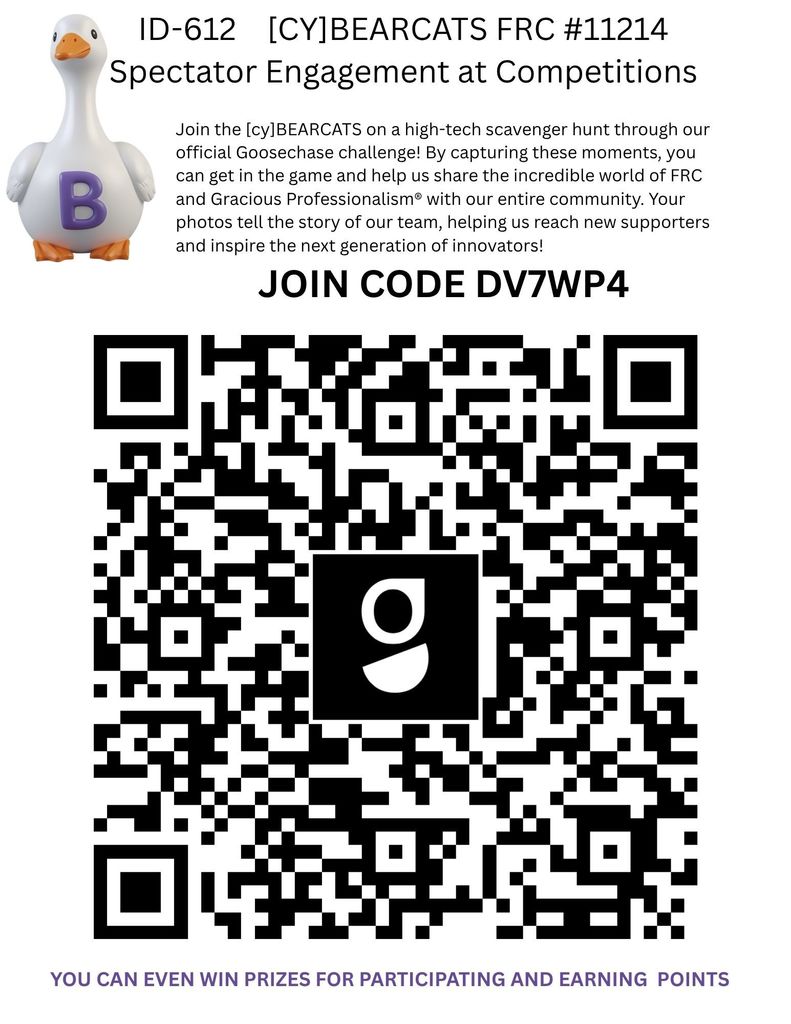 Information for Joining GOOSECHASE (Starts Friday Morning when the Civic Center Opens and runs through Saturday at 5:00)