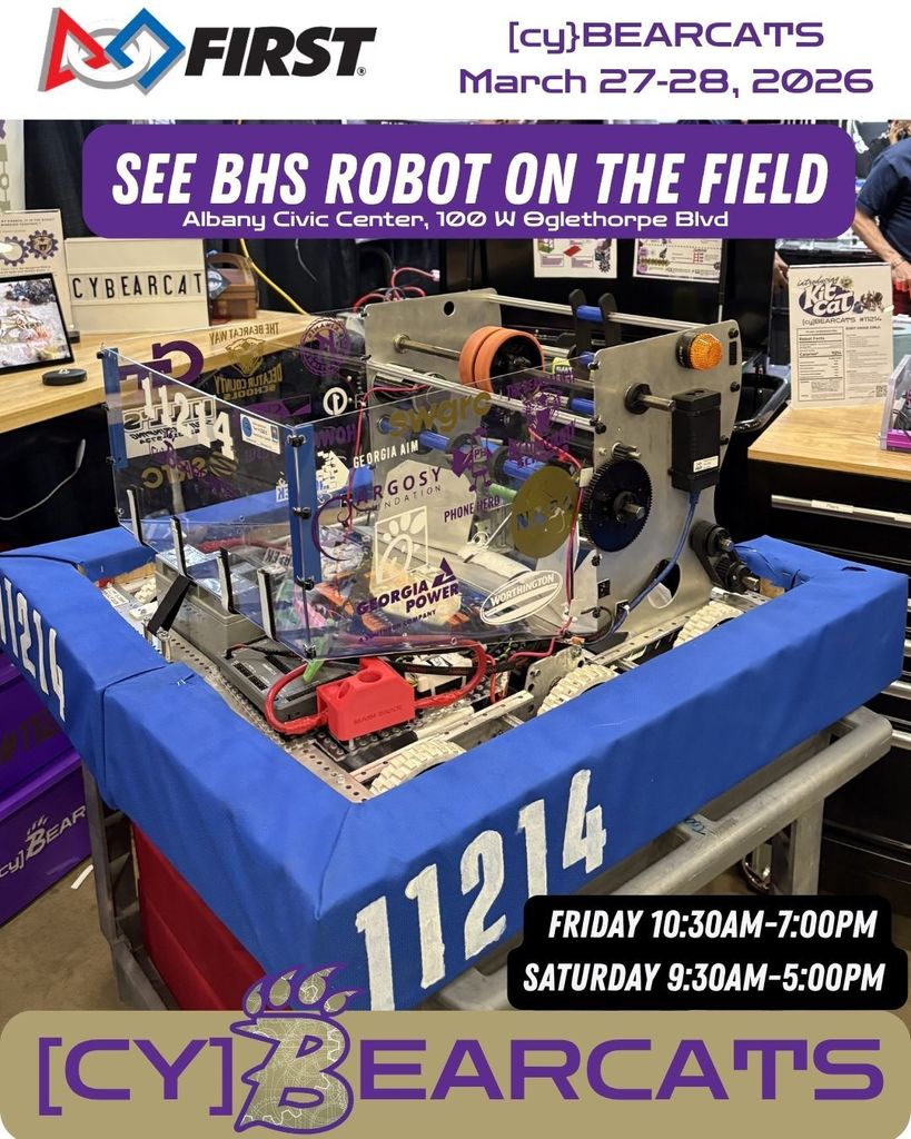 Come see the [CY]BEARCATS in action in the PITS on Friday and Saturday.