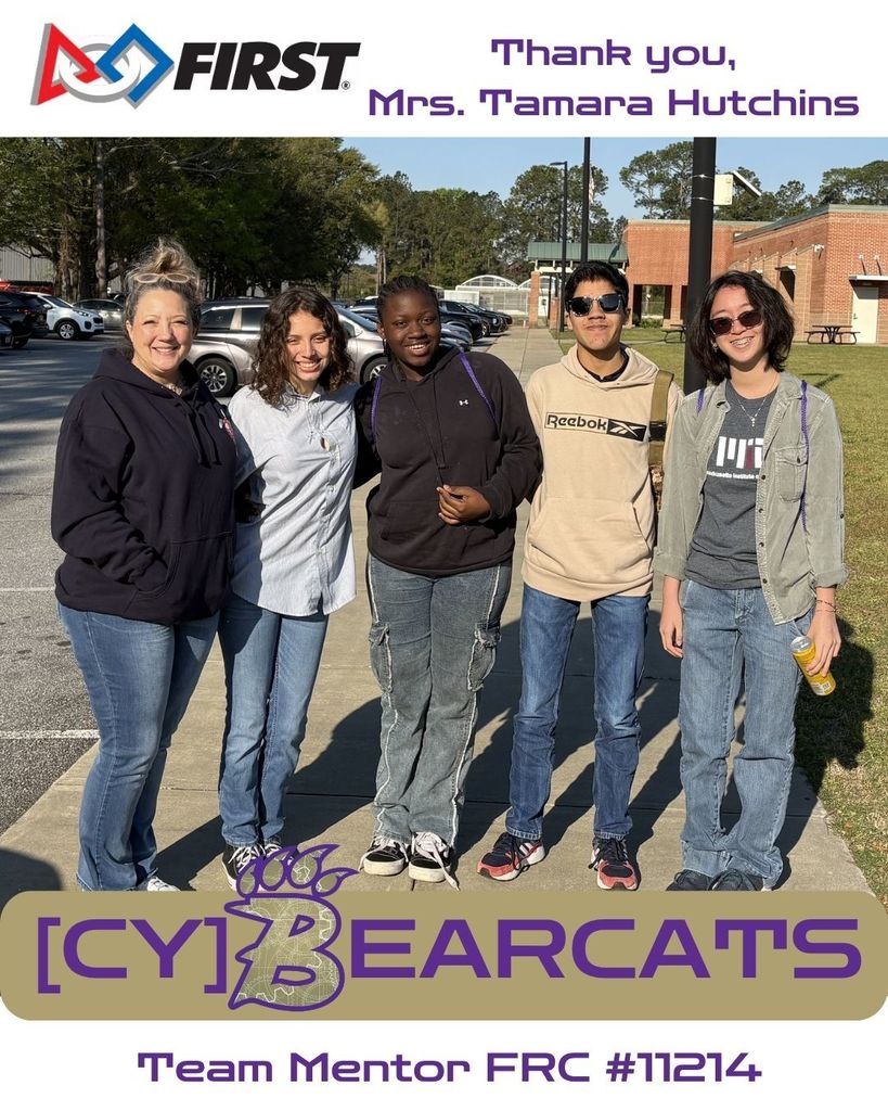 Thank you, Mrs Tamara Hutchins for mentoring our team as we began our Rookies Journey.