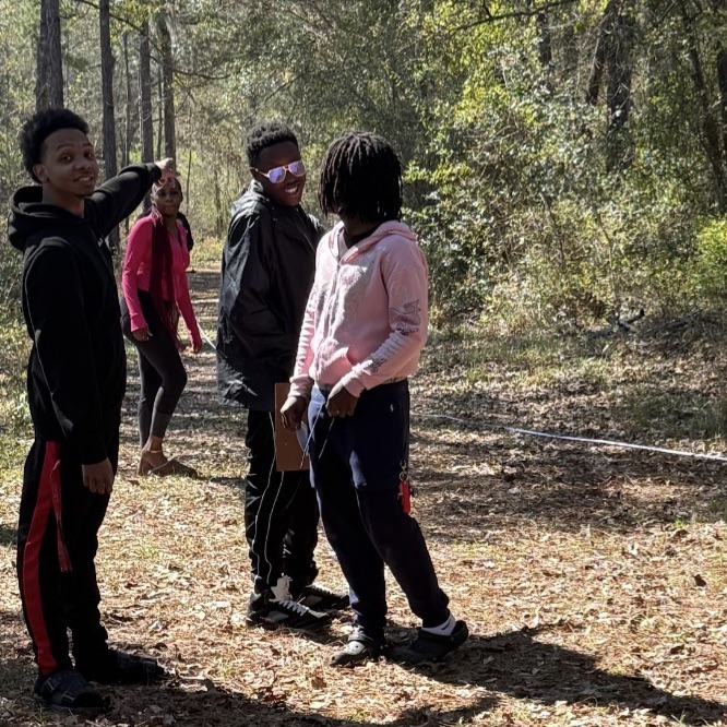  Students in Mrs.McDonald's Environmental Science classes measured several trees on campus to calculate the amount of carbon that each tree contained.