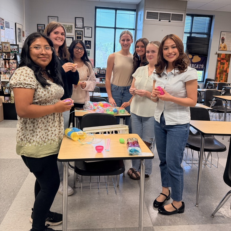 Anchor Club members get ready to egg the school-  see if you can find a prize egg in Thursday and get a dose of inspiration with each egg you find. 