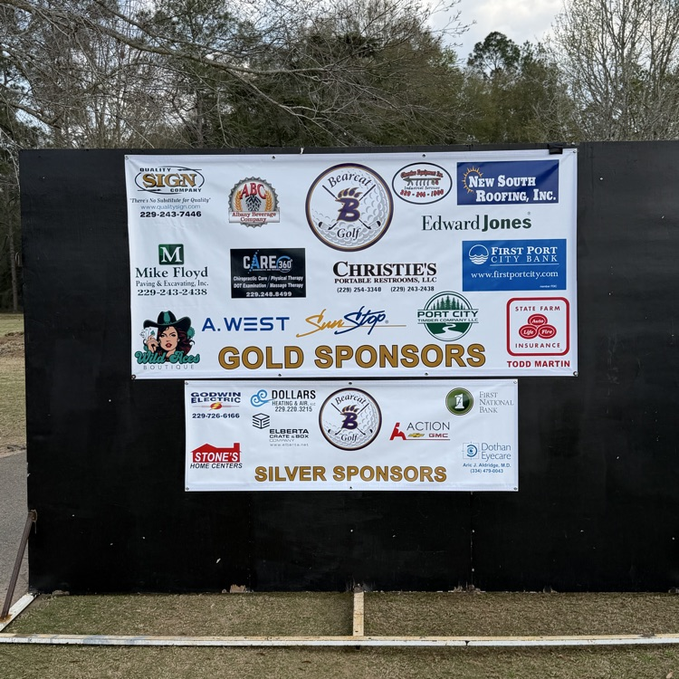 Thank you to all the Bearcat Golf Sponsors  