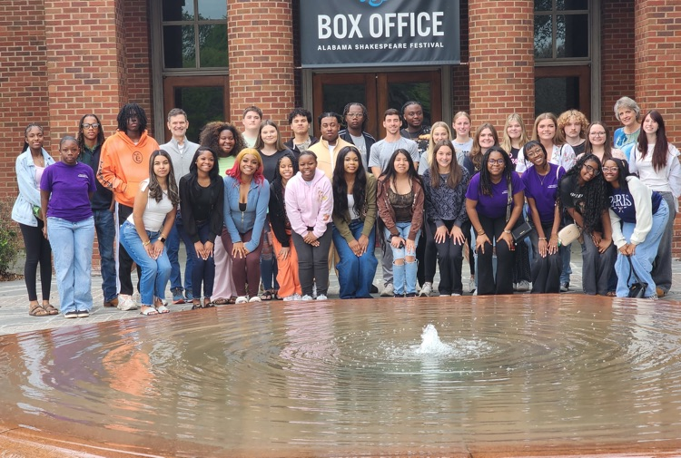 Thanks to a generous grant from the Decatur County Schools Foundation, students  from Mrs Apke, Dr Chambers, Ms. Hawthorne and Mr Hufsteltler's classes attended a production of Much Ado About Nothing at the Alabama Shakespeare Festival today.  