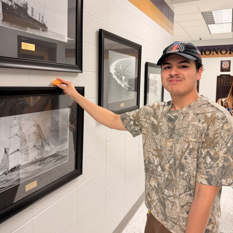 Keep your eyes out tomorrow- Anchor Club members hid some inspirational eggs throughout the school.  Some even contain special prizes. 