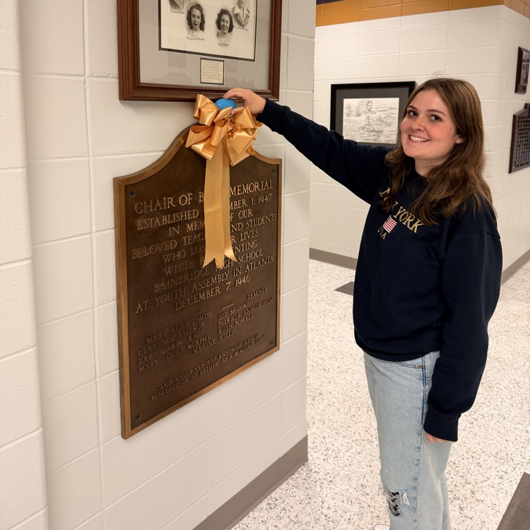 Keep your eyes out tomorrow- Anchor Club members hid some inspirational eggs throughout the school.  Some even contain special prizes. 