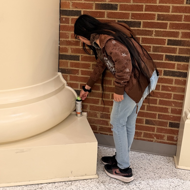 Keep your eyes out tomorrow- Anchor Club members hid some inspirational eggs throughout the school.  Some even contain special prizes. 