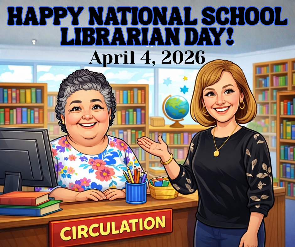 Happy National School Librarian Day - Melissa Brock and Kaye Hutto