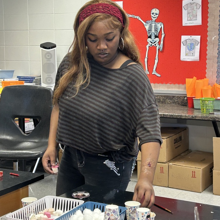 Anatomy students have been very busy lately. 