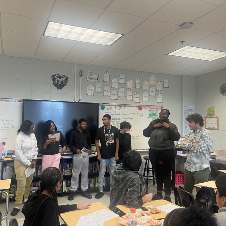 Today Mr. Ard taught a review lesson on the rhetorical appeals. 