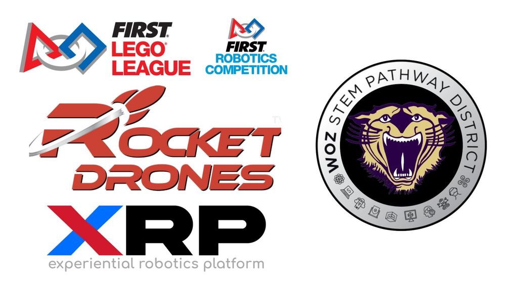 LEGO LEAGUE, FRC, ROCKET DRONES, XRP and WOZ ED