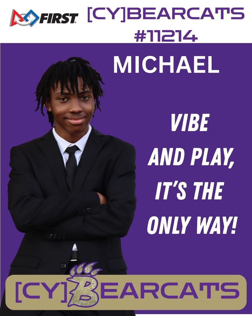 Michael, our hearbeat, VIBE AND PLAY, IT'S THE ONLY WAY!