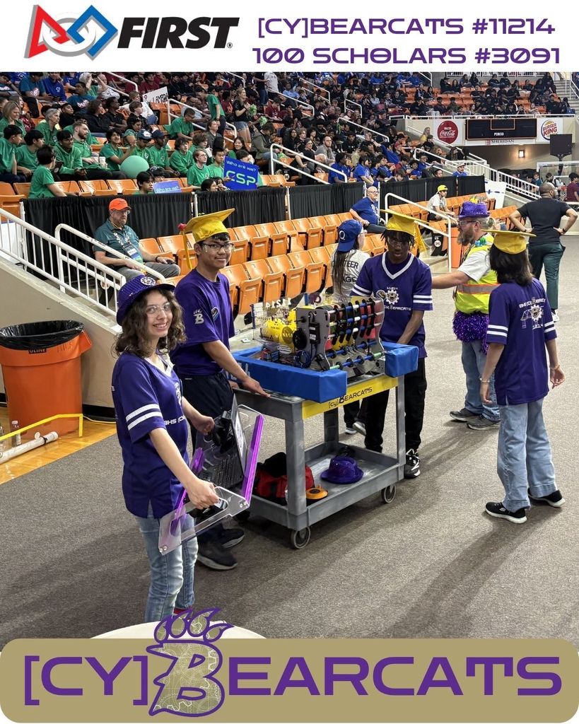waiting to take the field with Team #3091 The 100 Scholars at the state championship