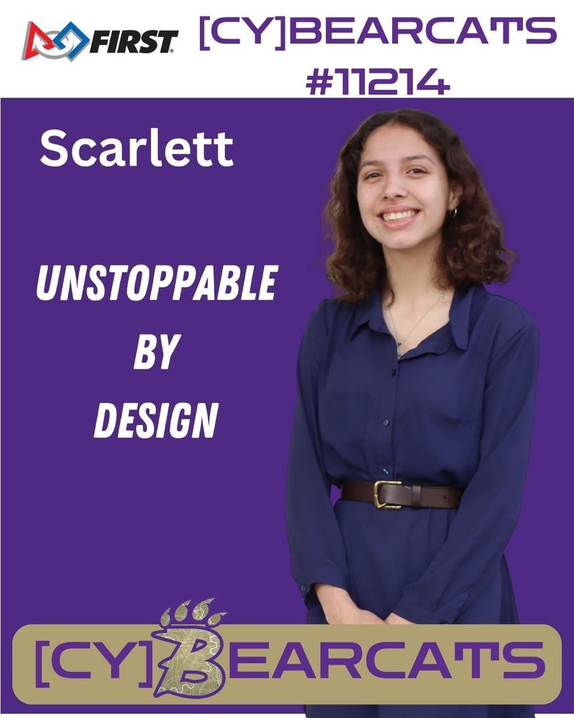 Scarlett, small but mighty. GIRLS OF STEM