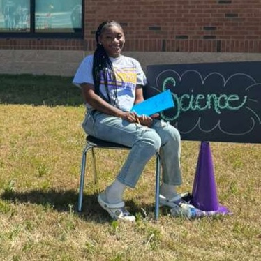 Anchor Club and Key Club members and basketball cheerleaders belped with the BMS Decathlon. 