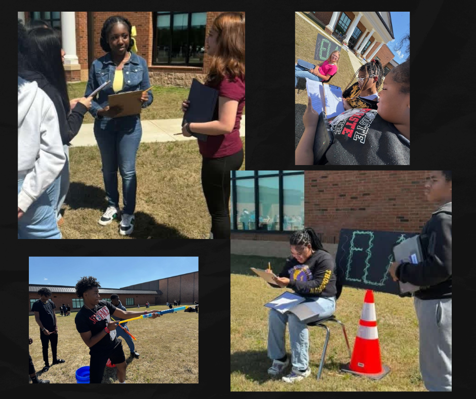 Pod 8.2 students participated in the first Academic Decathlon to study for the GMAS. 