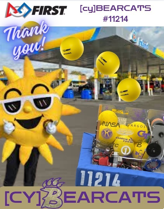 Sun Stop and the cy Bearcats, we are so grateful