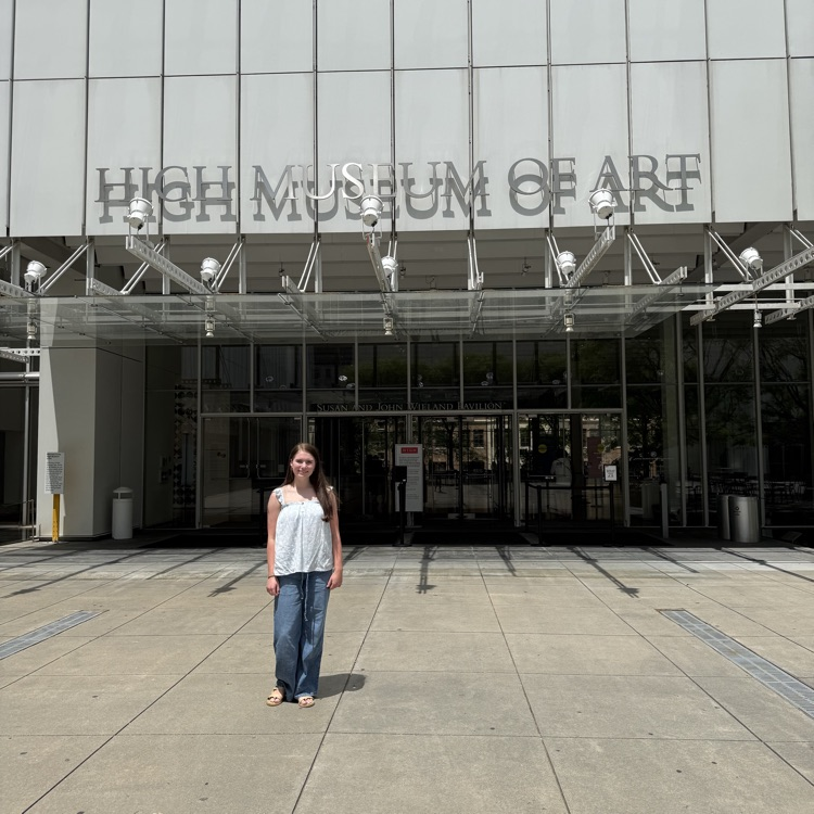 Kinsley Kirkland represented BHS well by exhibiting her painting “Serenity” at the GAEA High School Art Exhibit at The High Museum of Art in Atlanta. 