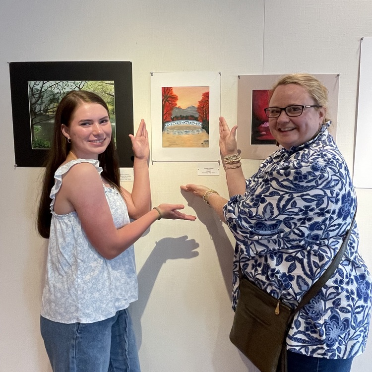 Kinsley Kirkland represented BHS well by exhibiting her painting “Serenity” at the GAEA High School Art Exhibit at The High Museum of Art in Atlanta. 